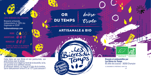 Bière Triple - Or du temps - 75cl