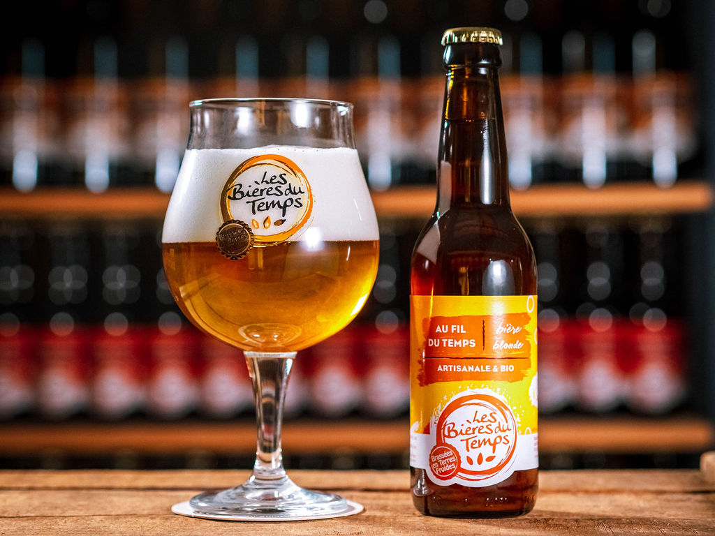 Bière blonde - Au fil du temps - 75cl