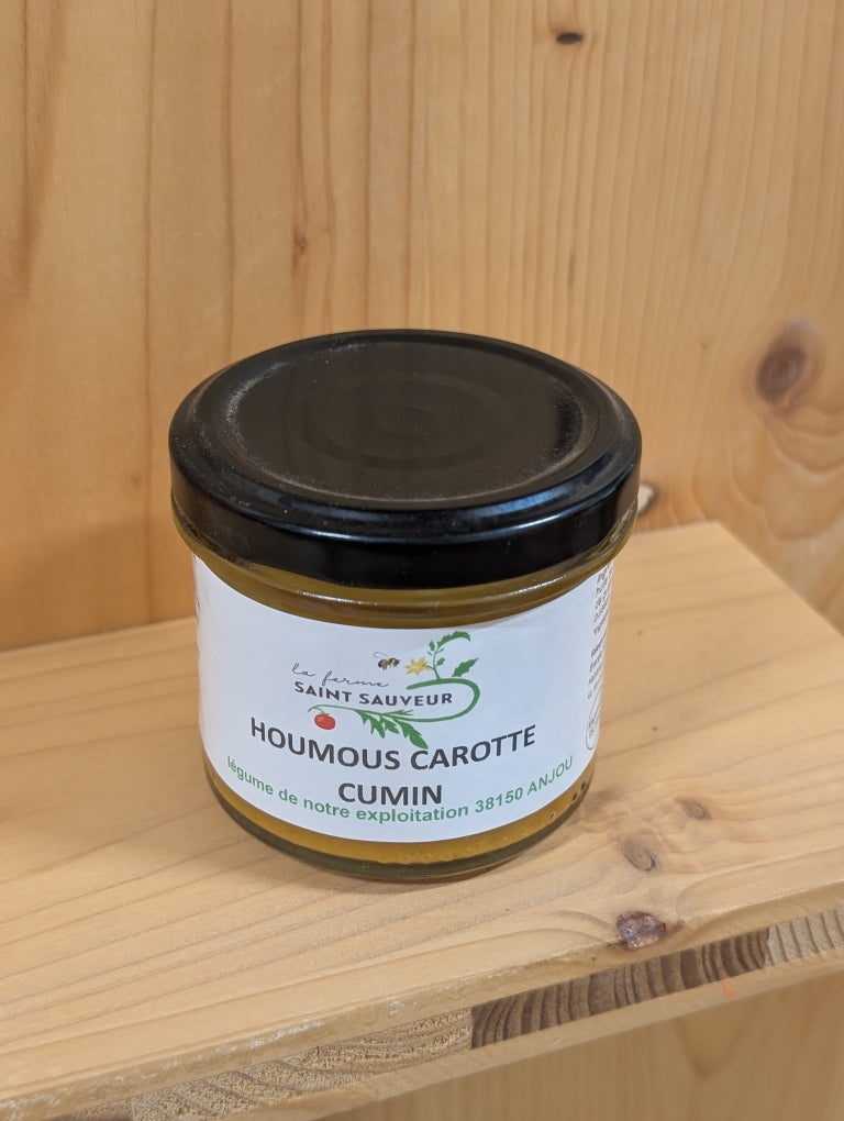 Houmous carotte cumin