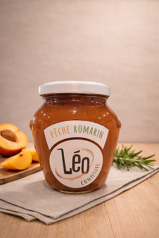 Confiture de Pêche au romarin