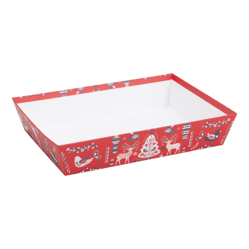 Corbeille scandinave rouge - 2€