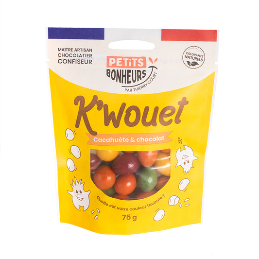 K’WOUETS Bonbons chocolat et cacahuète