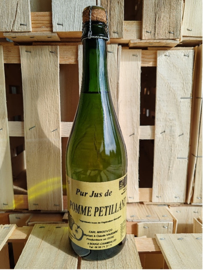 Jus de pomme pétillant
