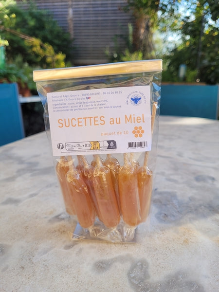 SUCETTES AU MIEL x10